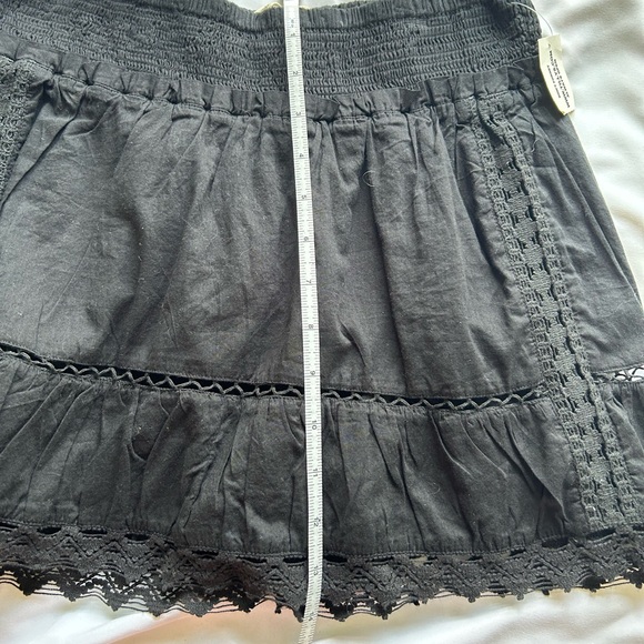 Hippie Laundry Voille Crochet White Bohemian Hippie Mini Skirt NWT Tilly's - Picture 5 of 5